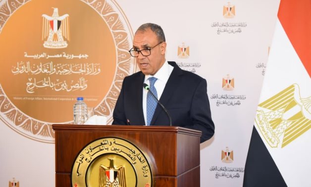 FILE - Egyptian Foreign Minister Badr Abdelatty. Egypt's MFA