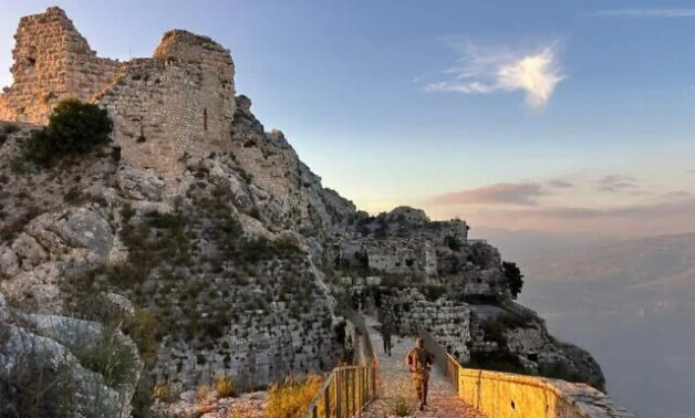 Israeli forces of the Golani Brigade appear operating at the Beaufort Castle in southern Lebanon, May 31, 2026. Israeli army