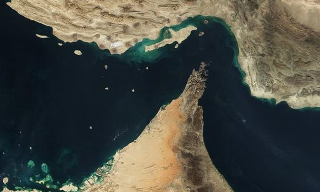 A file photo of the Strait of Hormuz. Photo Credit: Jacques Descloitres/NASA