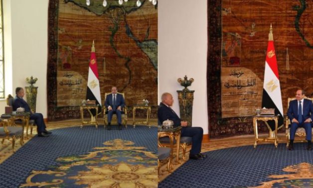 President El-Sisi met separately on Sunday at the Presidential Palace with Fahmy, the designated Secretary-General of the Arab League, and outgoing Secretary-General Ahmed Aboul Gheit.