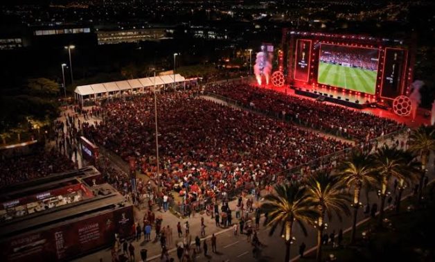 The Egyptian Fan Zone.