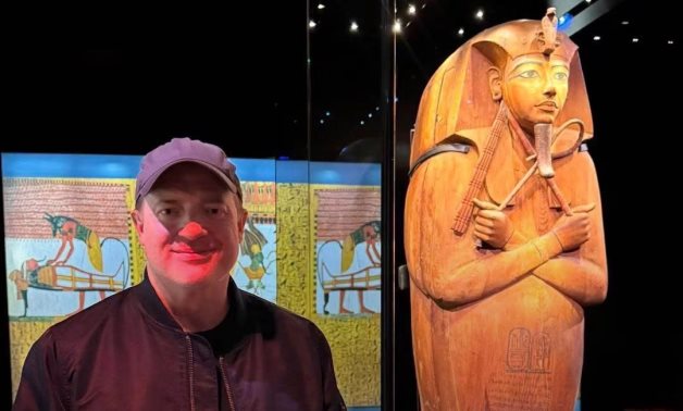 Brendan Fraser Explores Egypt’s Treasures at the Ramses and the Gold of the Pharaohs Exhibition.