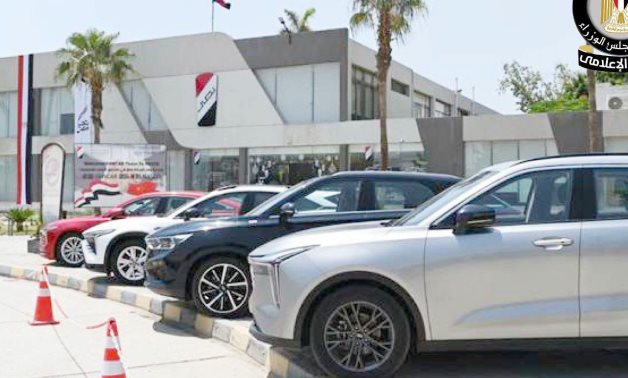 Newly-manufactured cars by Egypt's state-owned El Nasr Automotive Manufacturing Company- press photo