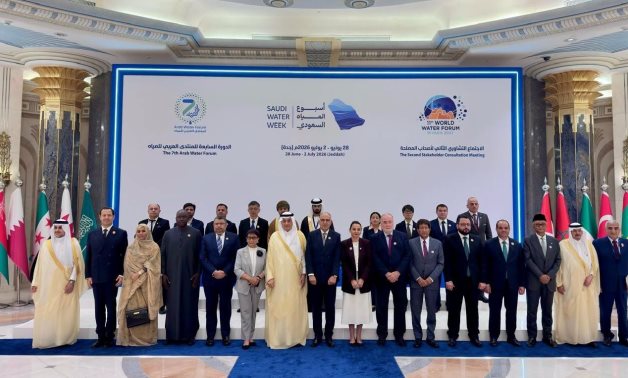 Minister of Water Resources and Irrigation Hani Sewilam participates in the inaugural Saudi Water Week, 28 June 2026. Cabinet