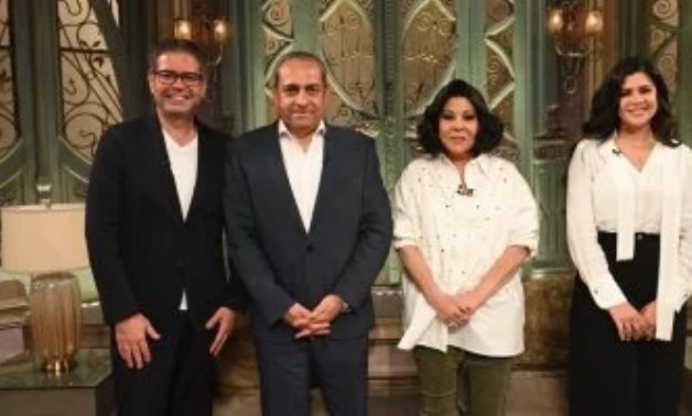  Khaled Abbas, Chairman of the Administrative Capital for Urban Development (ACUD), Raghda El Maghraby, General Coordinator of the Egyptian Fan Zone, Hamed Arafa, Chairman of Highlights and Essad Younis.g