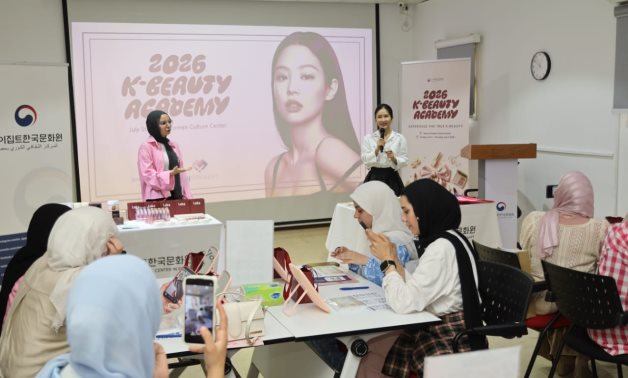 The Korean Cultural Center (KCC) has launched its new K-Beauty Academy in Egypt- Press photo from the KCC