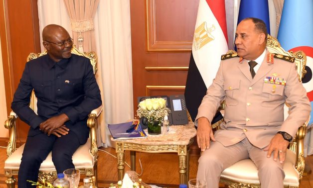 Egyptian Minister of Defense General Ashraf Salem Zaher, met with Guy Kabombo Muadiamvita, Deputy Prime Minister and Minister of National Defense and Veterans Affairs of the DRC on July 11, 2026