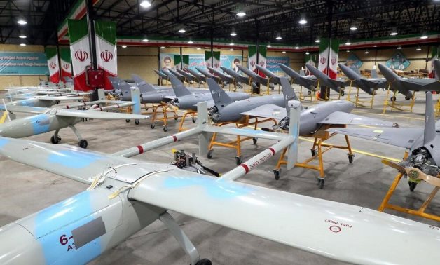 A photo of Iranian drones. IRNA/File