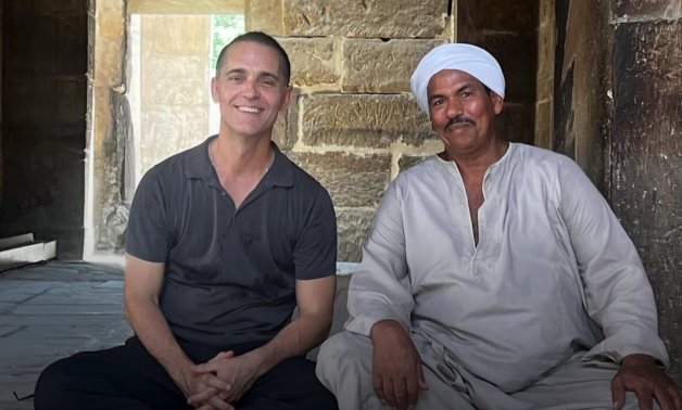 Pedro Alonso during his visit to Egypt.