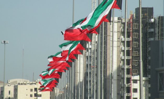 A file photo showing Kuwaiti flags. Samira Zaman