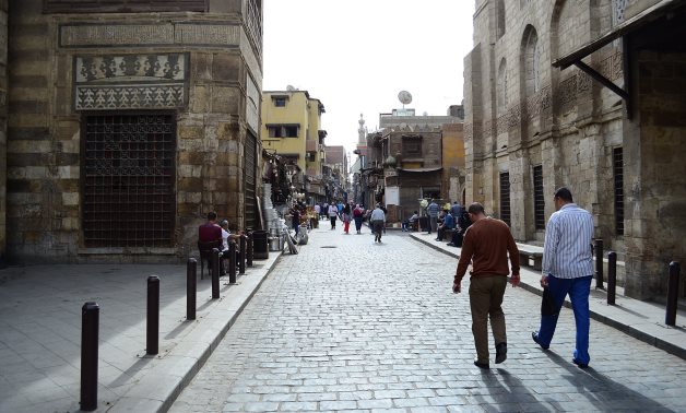 A file photo of Al Moez Street, Old Cairo. Mohammad Gamal Salama