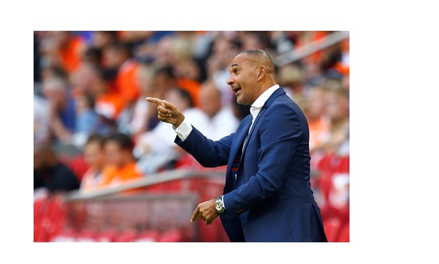 Ruud Gullit in Netherlands VS Bulgaria’s match at the World Cup qualifiers – Press image courtesy Reuters