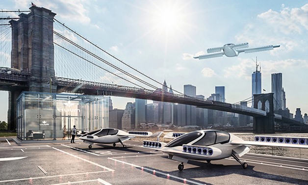 Flying taxi made by Lillium- Photo courtesy of company website