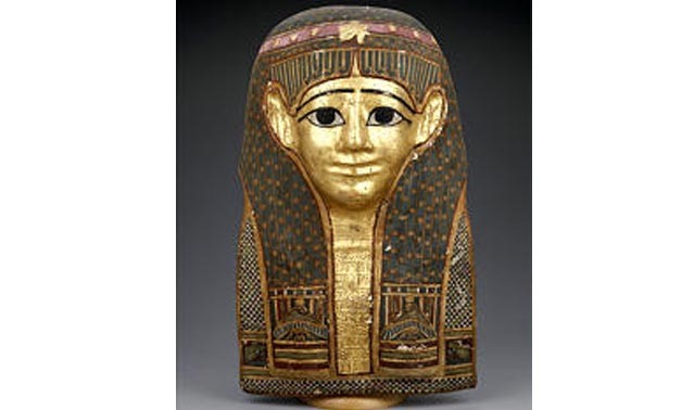 Mummy Mask [Photo from Art of the Ancient Mediterranean World: Egypt, Greece, Rome." in 2004 organized by The Brigham Young University Museum of Art]