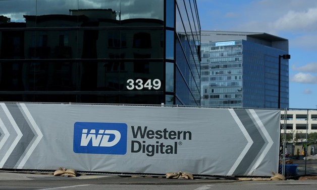 FILE PHOTO: A Western Digital office building under construction is shown in Irvine, California, U.S., January 24, 2017. REUTERS/Mike Blake/File Photo