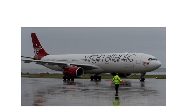 A Virgin Atlantic plane arrives at Liverpool John Lennon Airport in Liverpool northern England, May 19 , 2016. REUTERS/Phil Noble/File Photo