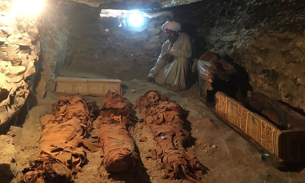 Mummies dating back to 18th dynasty uncovered in Luxor, Upper Egypt- Press photo