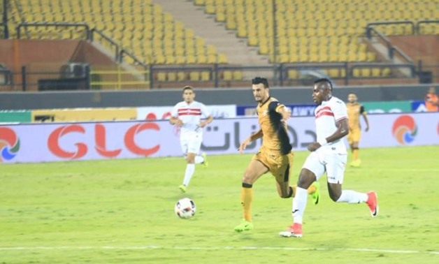 Zamalek’s Kasongo, while scoring the equalizing goal – Press image courtesy file photo