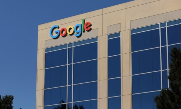 The Google logo is pictured atop an office building in Irvine, California, U.S. August 7, 2017. REUTERS/Mike Blake