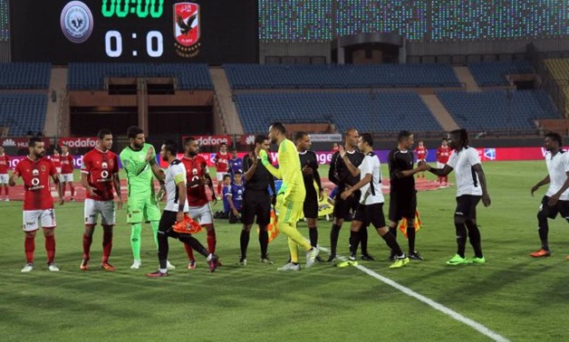 Al Ahly vs Al Jaish in their first match, Al Youm Al Sabea