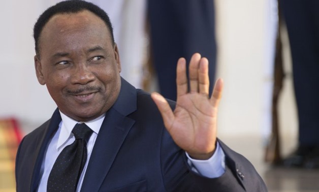 Niger’s President Mahamadou Issoufou - Press Photo