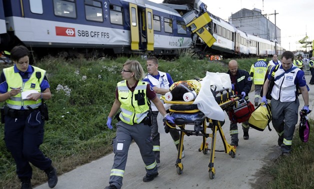 switzerland train crash REUTERS/Denis Balibouse
