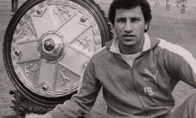 Al Khatib with Egyptian league shield – Press image courtesy according to Al Ahly’s official website