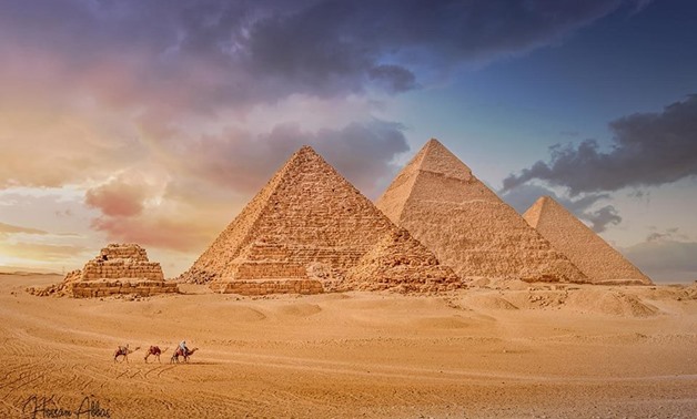 Pyramids in an attractive scenery – Hossam Abbas 