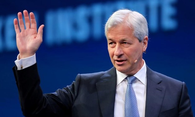 Jamie Dimon, Chairman and CEO of JPMorgan Chase & Co. speaks during the Milken Institute Global Conference in Beverly Hills, California, U.S., May 1, 2017. REUTERS/Mike Blake
