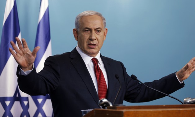 Israel's Prime Minister Benjamin Netanyahu delivers a statement to the media in Jerusalem November 18, 2014. Photo from Reuters