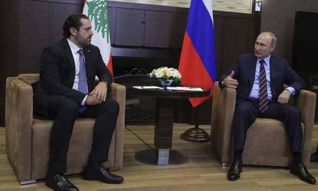 Russian President Putin meets with Lebanese Prime Minister al-Hariri in Sochi -REUTERS