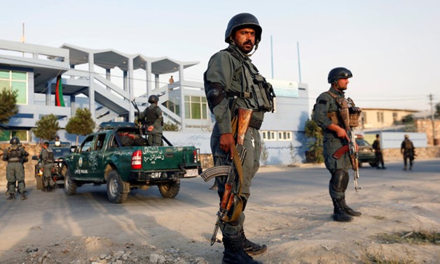 Afghan police officers - REUTERS