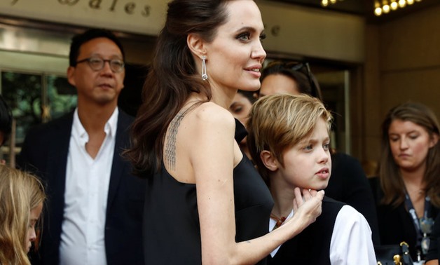 Angelina Jolie gave birth to her daughter Shiloh Jolie-Pitt in Swakopmund in the west. — Reuters pic
