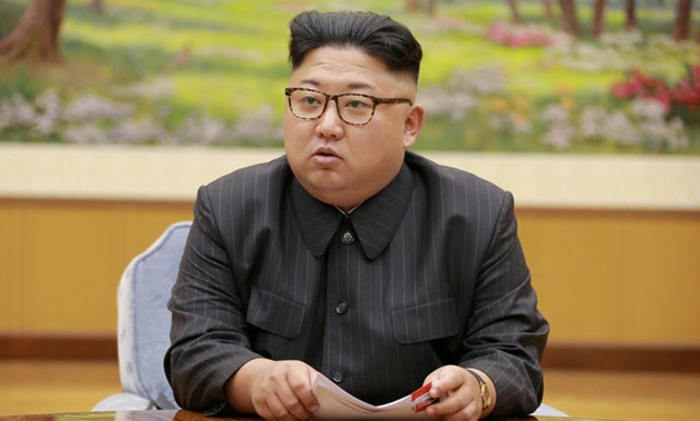 FILE PHOTO: North Korean leader Kim Jong Un participates in a meeting with the Presidium of the Political Bureau of the Central Committee of the WorkersÕ Party of Korea in this undated photo released by North Korea's Korean Central News Agency (KCNA) in P