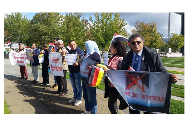 Arab communities in Berlin protest against Qatar – Press photo