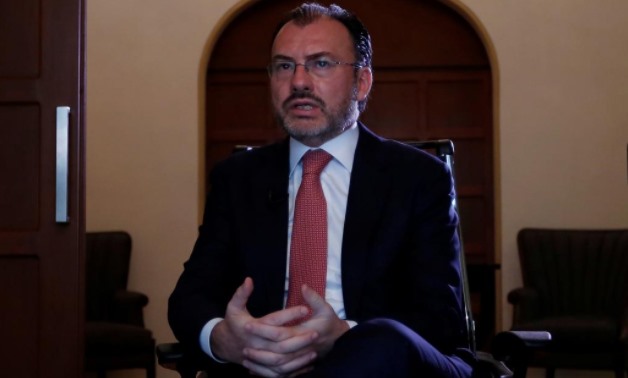 Mexico's Foreign Minister Luis Videgaray speaks during an interview with Reuters in Mexico City, Mexico September 15, 2017 – REUTERS/Carlos Jasso