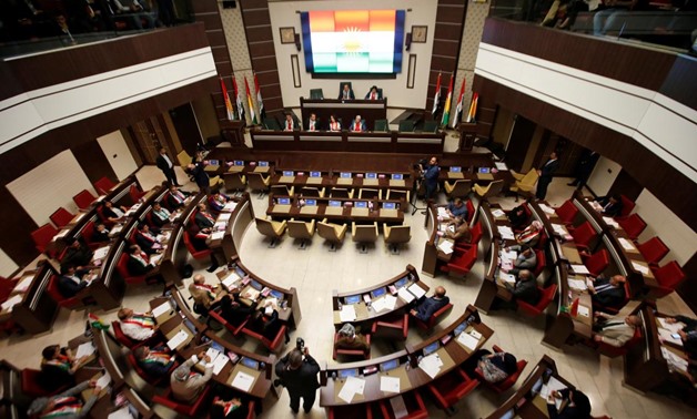 General view of the Kurdistan Parliament meeting in Erbil, Iraq September 15, 2017. REUTERS/Azad Lashkari