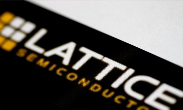 The Lattice Semiconductor logo is seen in this illustration photo September 14, 2017 - REUTERS/Thomas White/Illustration