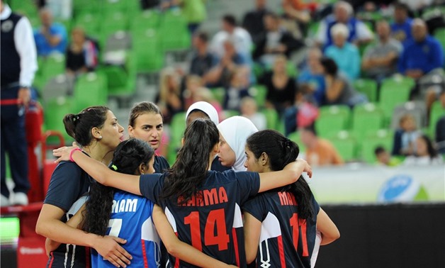 The Egyptian team – press courtesy image FIVB Women's U23 World Championship official website