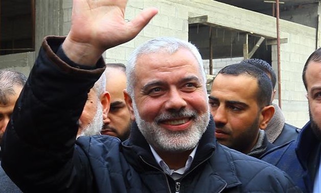 The head of the Hamas political bureau Ismail Haniyeh – File Photo