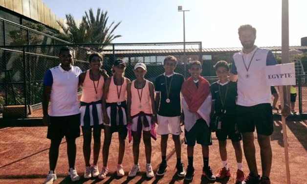 Egypt Youth tennis team - Courtesy of Superkora website