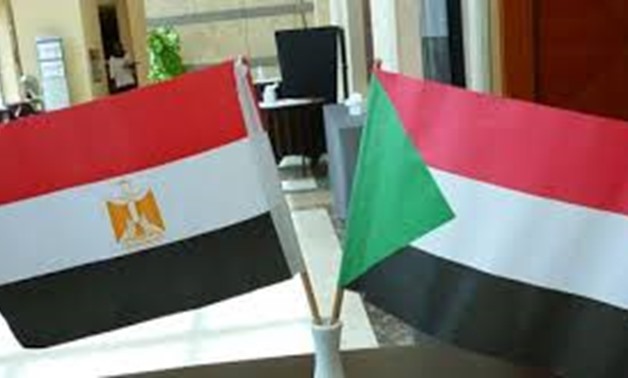 Egypt and Palestine flag. file photo