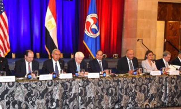 Sisi meets with chiefs of American Chamber of Commerce - Egypt Today
