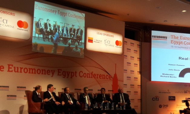 Real estate panel discussion at Euromoney conference (Photo by Egypt Today)