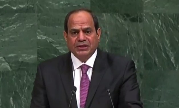 President Abdel Fatah al-Sisi at the 2017 UNGA