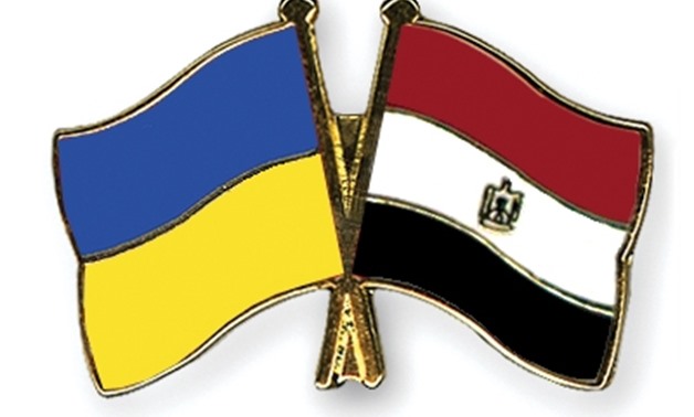 Flag of Ukraine and Egypt Flag - Via Wikipedia Commons