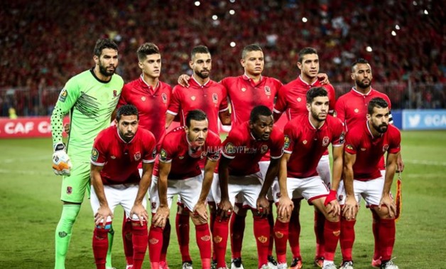 Al Ahly players –press courtesy image Al Ahly SC official Twitter account