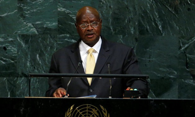 Ugandan President Museveni addresses the 72nd United Nations General Assembly at U.N. Headquarters in New York - REUTERS