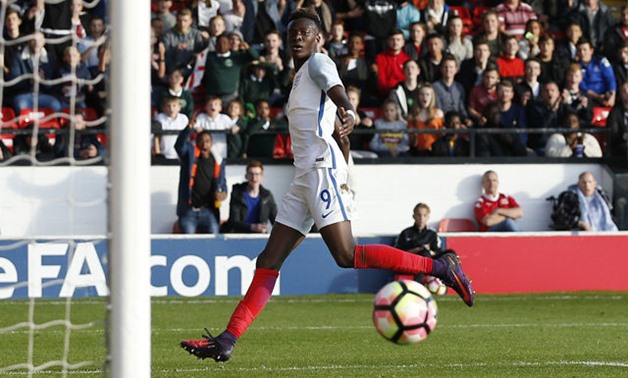 Tammy Abraham during a game with U21 England National team, Reuters


