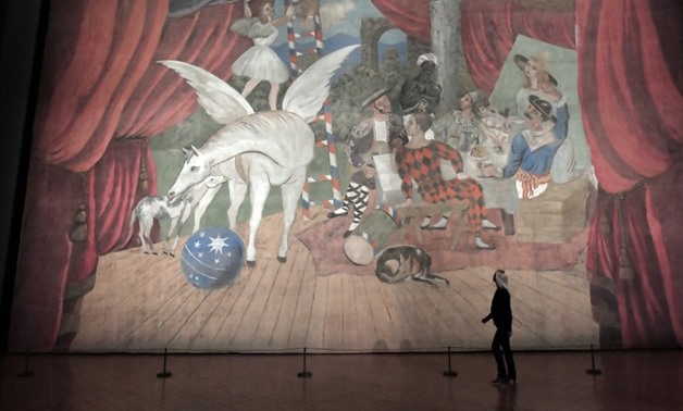 "Parade", Pablo Picasso's monumental stage curtain, is the artist's largest work-AFP / TIZIANA FABI